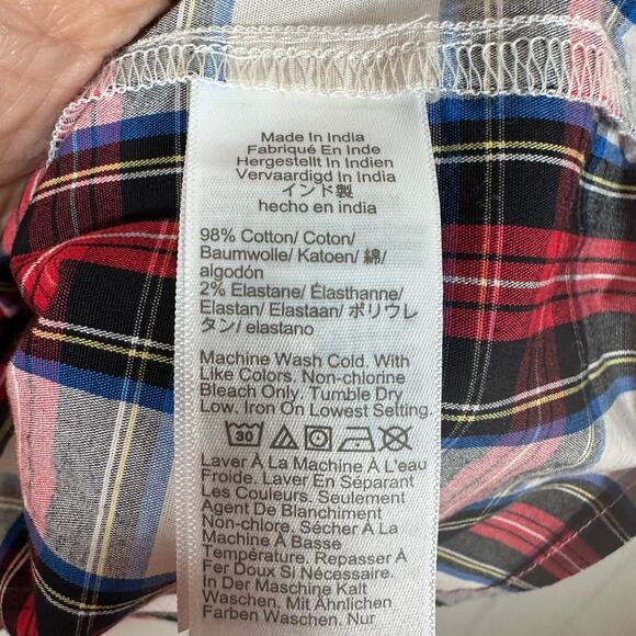 J. Crew Crewcuts Dress Girls Size 7 Jewel Button Tartan Plaid Tiered Dress NWT! - Picture 5 of 6